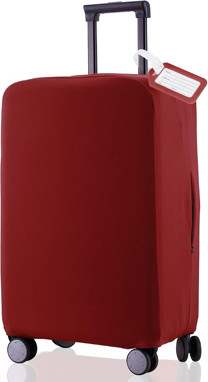 Travel Luggage Cover Suitcase Protector Scratch-Resistant Fit 19-31 Inch by RainVillage