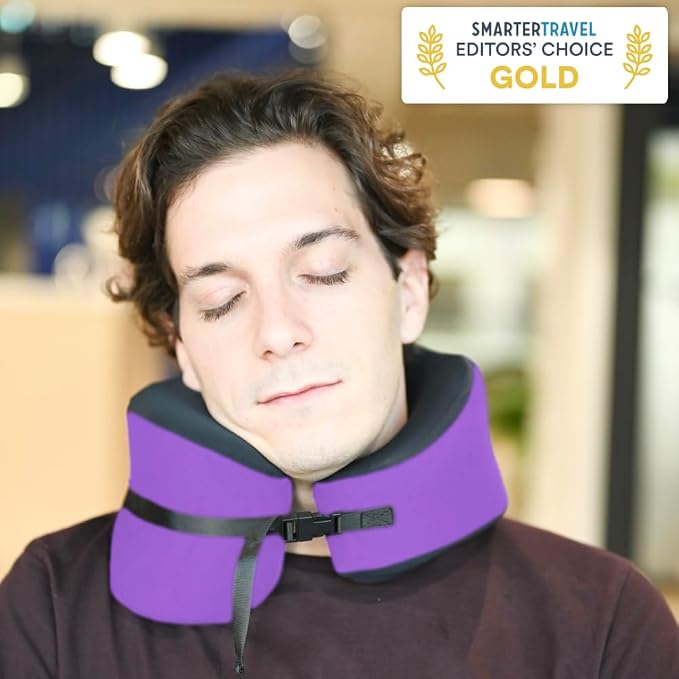 C CUSHION LAB Travel Pillow, Award-Winning Patented Ergonomic Design - Image 3