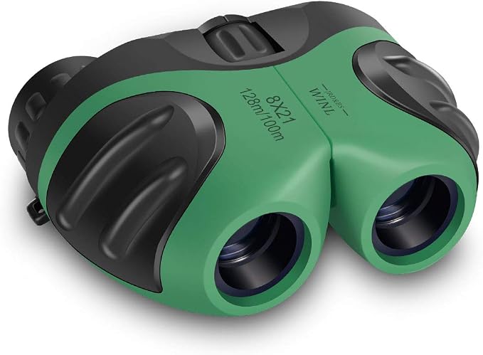 Easter Gifts for 3-12 Years Old Boys, VNVDFLM Compact 8x21 Shock Proof Green by Unknown
