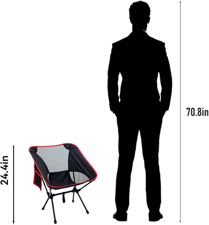 Camping Chairs Portable, Foldable Chair Lightweight, Backpacking Chair - Image 8