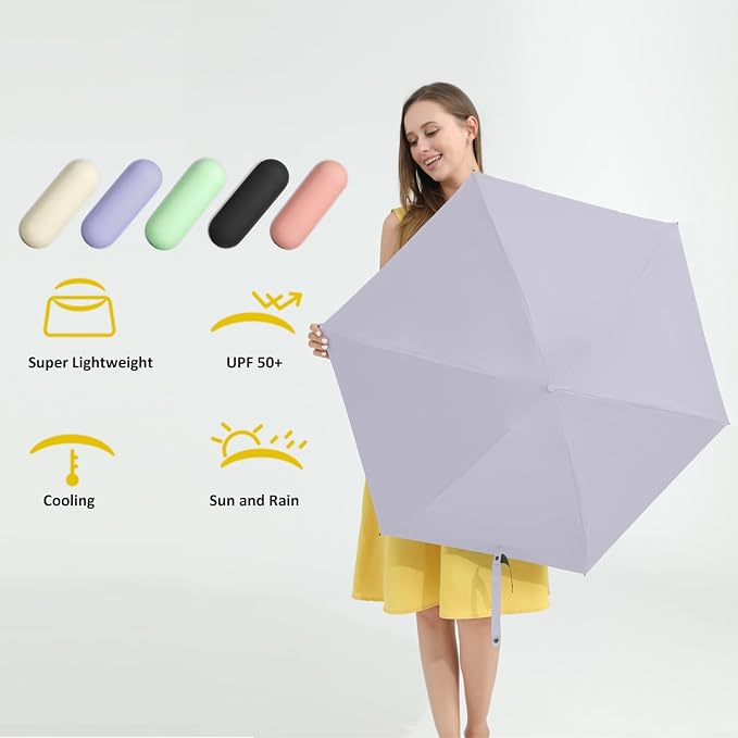 BAODINI Travel Mini Umbrella for Purse - Image 7