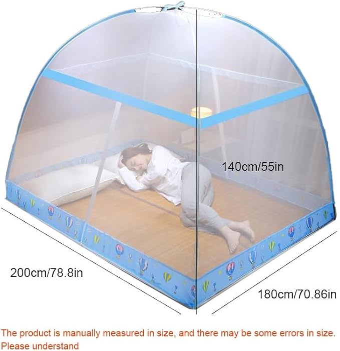 Pop-Up Mosquito Net Tent for Beds, Portable Folding Design - Image 4