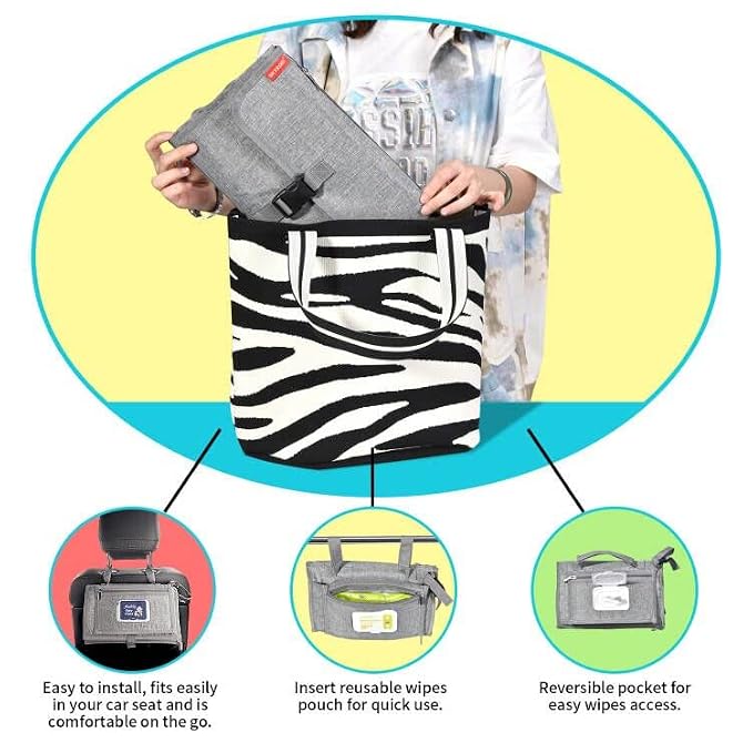 SKYROKU Baby Portable Diaper Changing Pad - Image 5