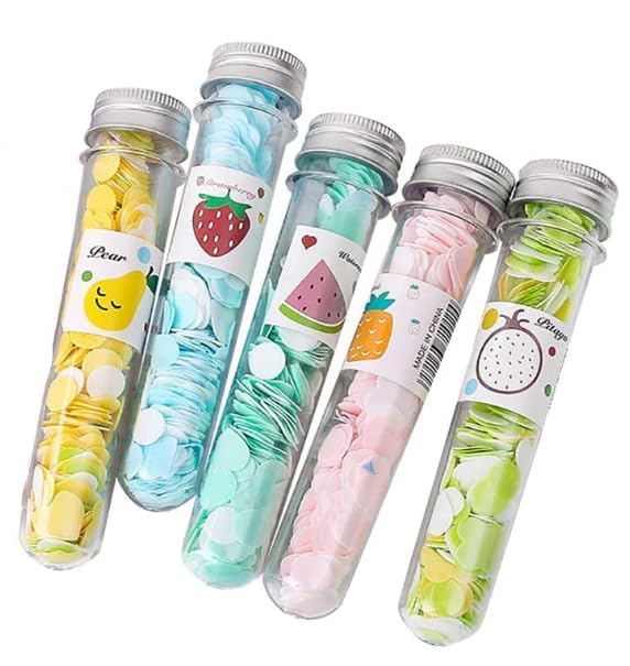 5 Box Multicolor Mini Portable Disposable Travel Paper Soap Sheets Foaming Hand by Unknown