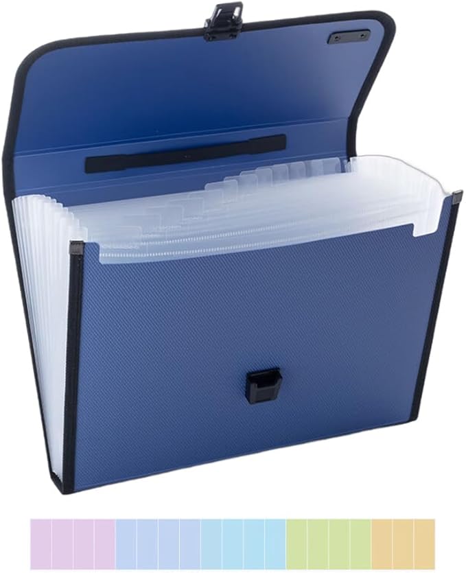 M&G Expanding File Folder 12 Pockets Accordion File Organizer by MG