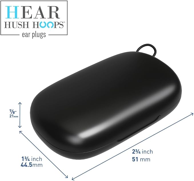 Hush Hoops Ear Plugs, Reusable Soft Silicone Plugs - Image 2