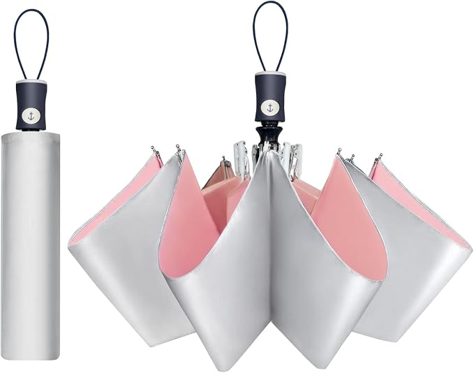 Cuby UV Sun Umbrella Compact Folding Umbrella lightweight Portable Manual by CUBY