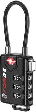 TSA Approved Cable Luggage Locks, Re-settable Combination by Forge