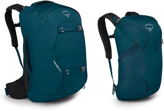 Osprey Fairview 55L Women's Travel Backpack, Night Jungle Blue - Image 10
