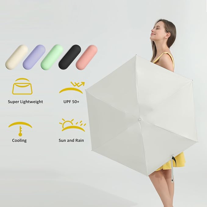 BAODINI Travel Mini Umbrella for Purse - Image 7