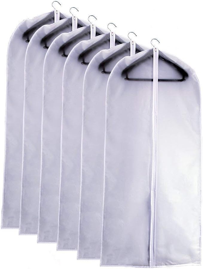 Suit Bags for Closet Storage Garment Bag 24''X40'' Clear Garment Bags for by UOUEHRA
