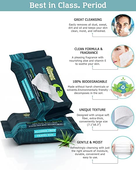 Combat Wipes ACTIVE Outdoor Wet Wipes - Image 8