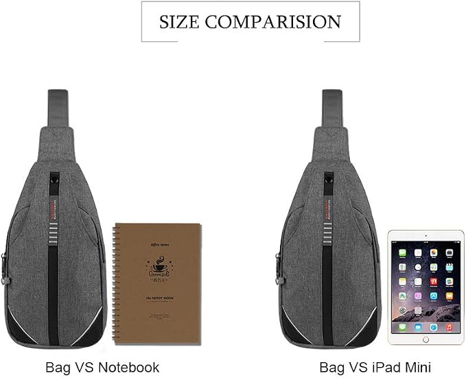 WATERFLY Small Crossbody Sling Backpack Anti Theft Backpack - Image 7