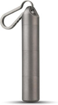 Titanium Keychain Pill Holder by IMENTHA-InnovateYourEverydayEssentials