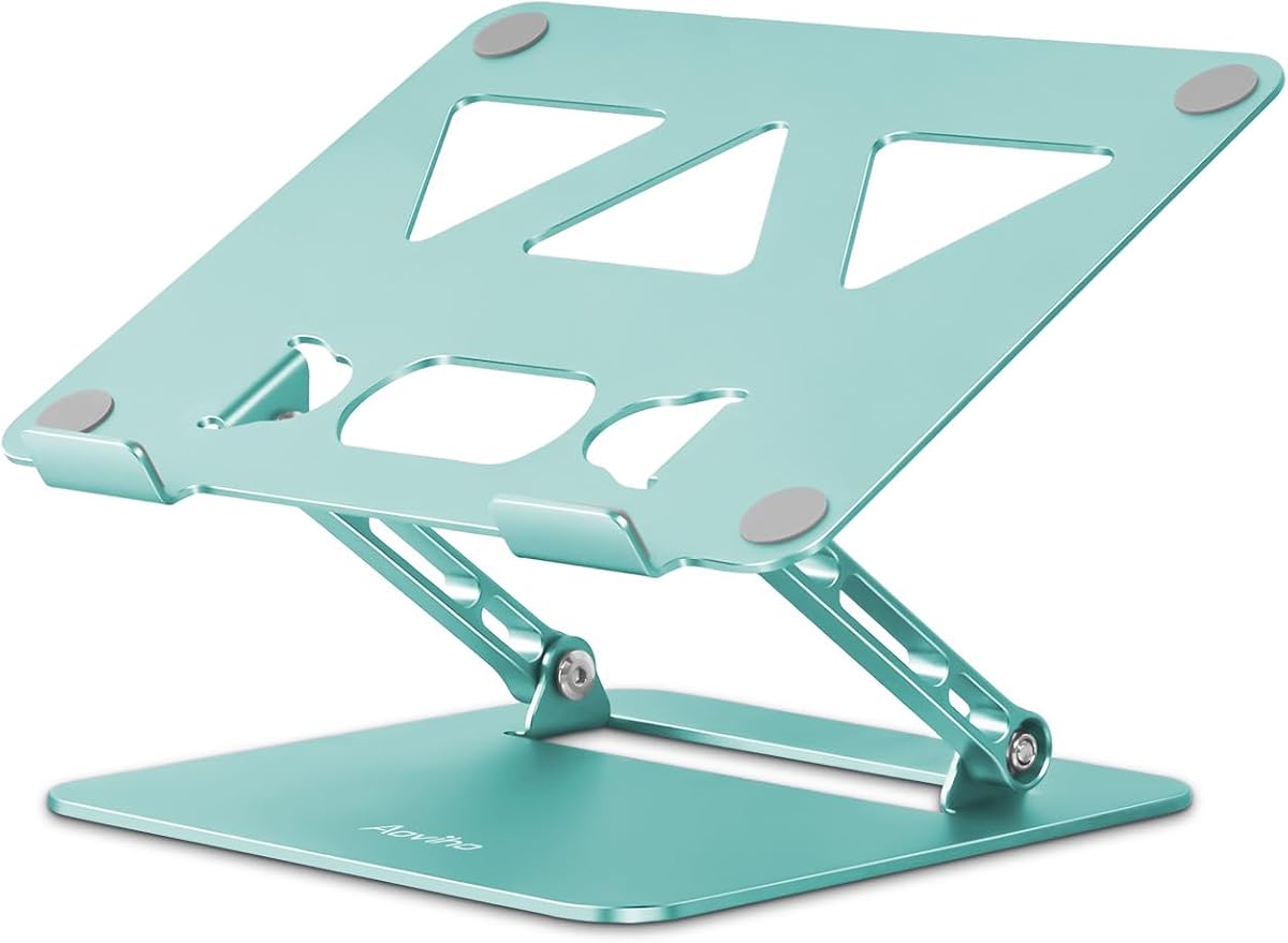 Adjustable Laptop Stand for Desk, Portable Laptop Stand Holder and Riser by Aoviho