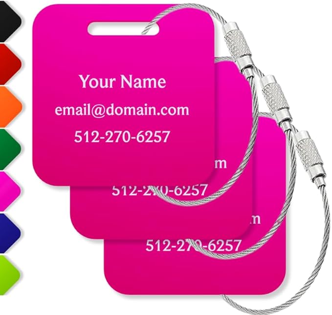 Custom Luggage Tags by Legit3D