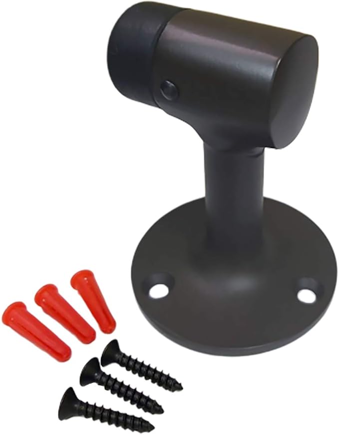 QCAA Solid Brass Door Stop, US10B ORB Oil Rubbed Bronze, Made in Taiwan by QCAAHardware