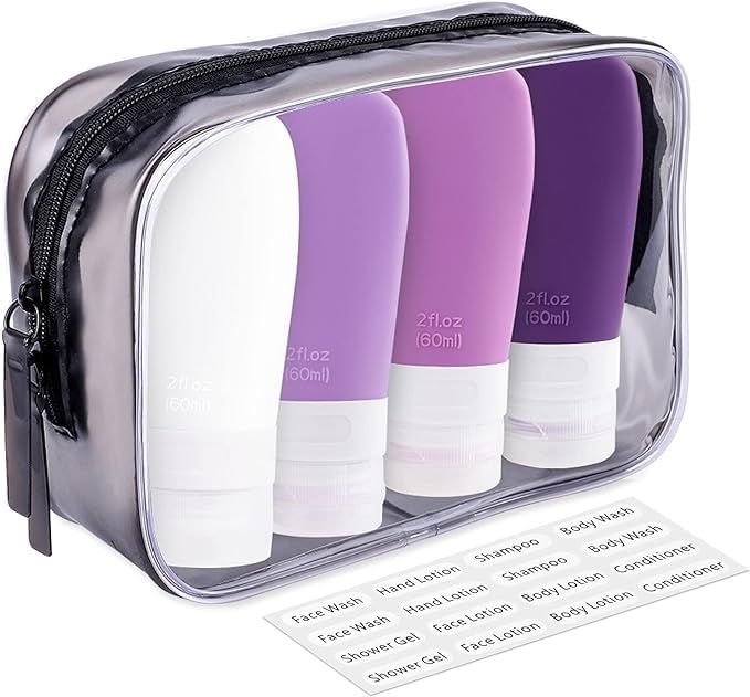 INSFIT Portable Travel Bottles, TSA Approved Leak Proof Containers by INSFITPortableTravelBottles