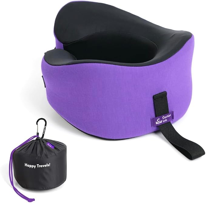 C CUSHION LAB Travel Pillow, Award-Winning Patented Ergonomic Design - Image 2