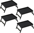 Bed Tray Table with Folding Legs, Bamboo Breakfast in Bed by Unknown