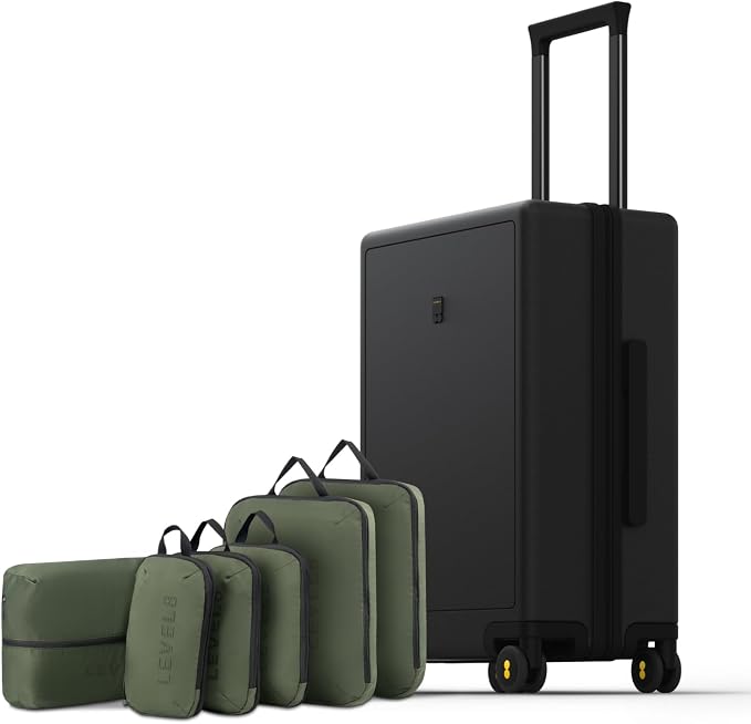 LEVEL8 Carry on Luggage Airline Approved, Small Carry on Suitcases by LEVEL8
