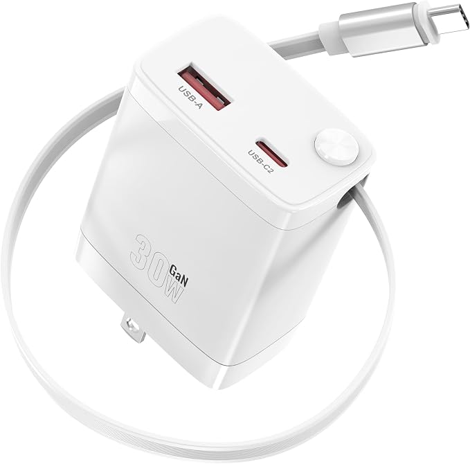 30W Retractable Wall Charger by Unknown