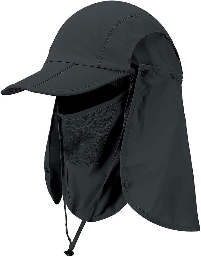 Foldable Sun Cap, Fishing Hats, UPF 50+ Protection Caps by Cristgee