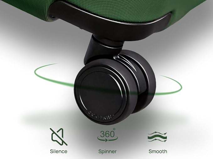 NINETYGO Trunk Luggage 22 Inch, Small Checked Luggage - Image 7