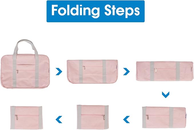 For United Airlines Foldable Carry on Bag 22x14x9 Travel Duffel Bag Packable - Image 6