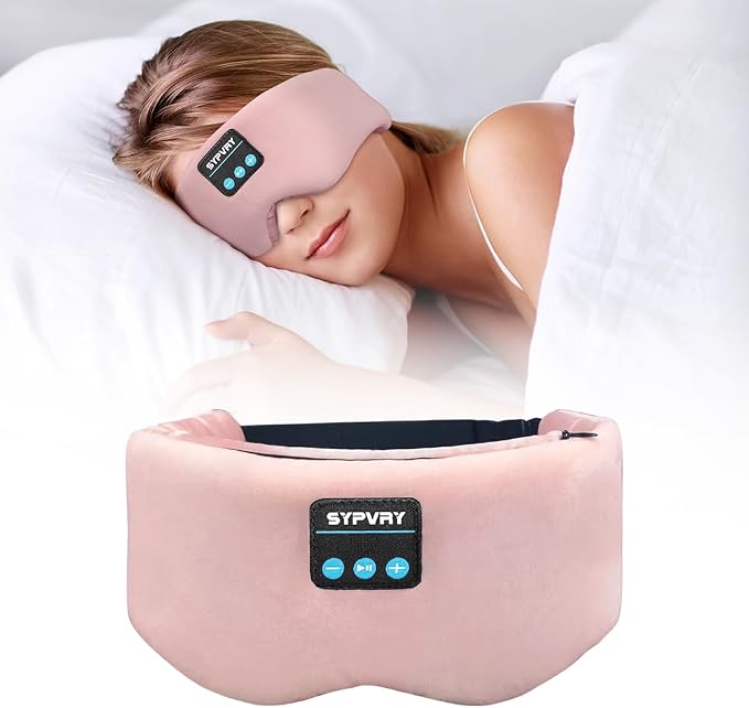 Bluetooth Sleep Mask Wireless Headphones Bluetooth Eye Mask by SYPVRY