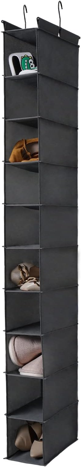 MAX Houser 10-Shelf Hanging Shoe Shelf Organizer, Hanging Shoe Storage by MAXHouser