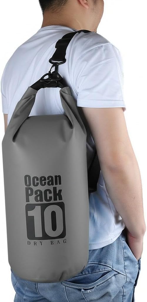 Dry Bag Waterproof Backpack 5L/10L/20L/30L Roll Top Waterproof Bag, Floating by Unknown