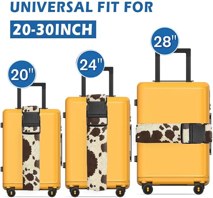 Luggage Straps for Suitcases Travel Belt Accessories, Cute Suitcase Strap - Image 3