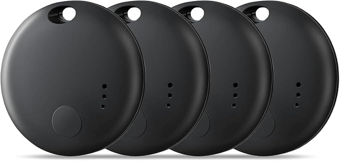 Air Tracker Tag-4 Pack, Smart Bluetooth Tracker, Smart Tag Item Finders Works by GLOBELEC