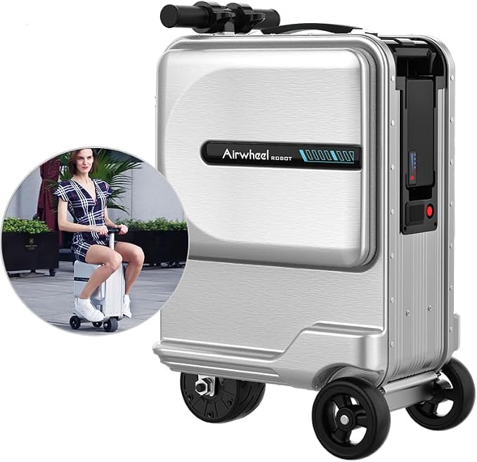 Airwheel 20 Inch Smart Rideable Suitcase Electric Luggage Scooter Carry On - Image 2