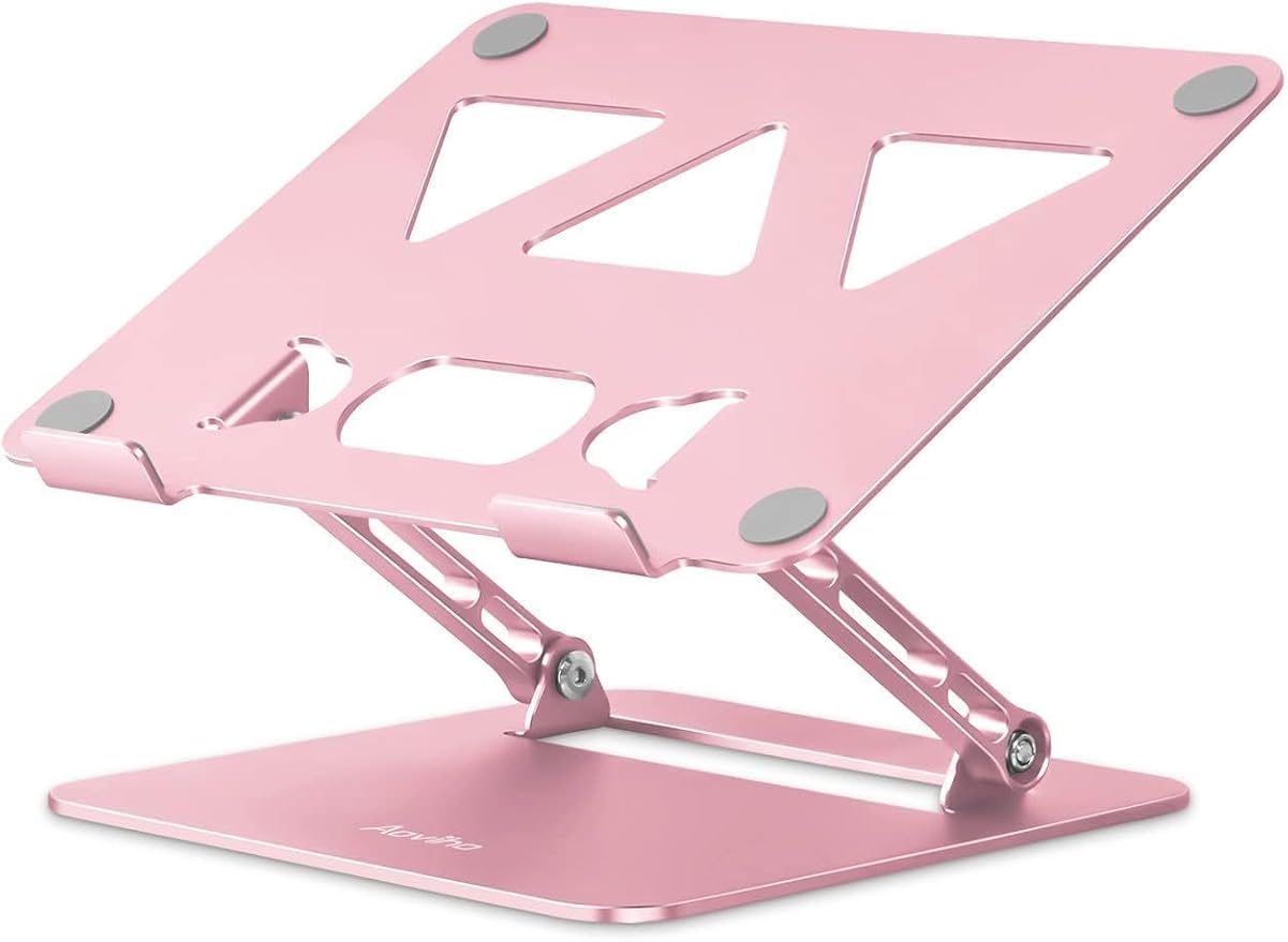 Laptop Stand Holder, Adjustable Desk Laptop Riser, Foldable Notebook Computer by Aoviho