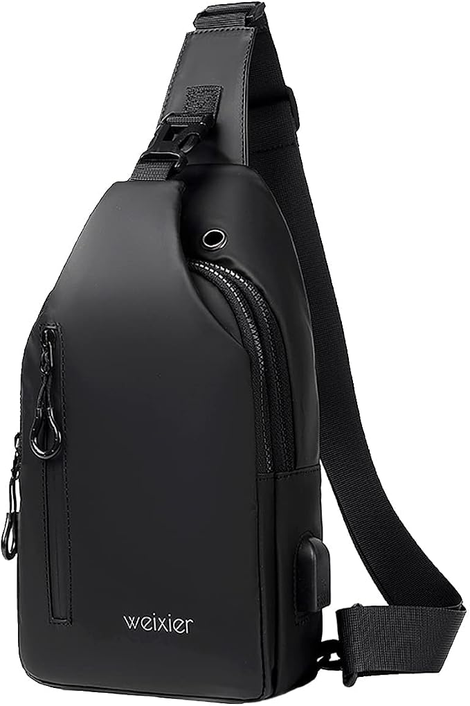 Waterproof Sling Bags Mens Shoulder Crossbody Backpack by Hjkiopc