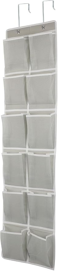 Over the Door 12 Pocket Hanging Shoe Organizer - Image 7