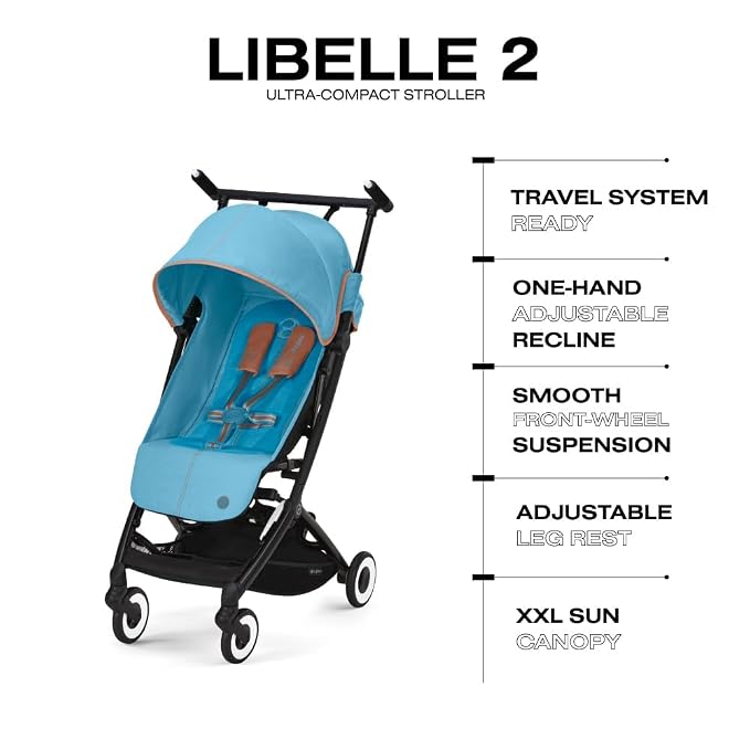 Cybex Libelle Lightweight pockit Travel Baby Stroller - Image 6