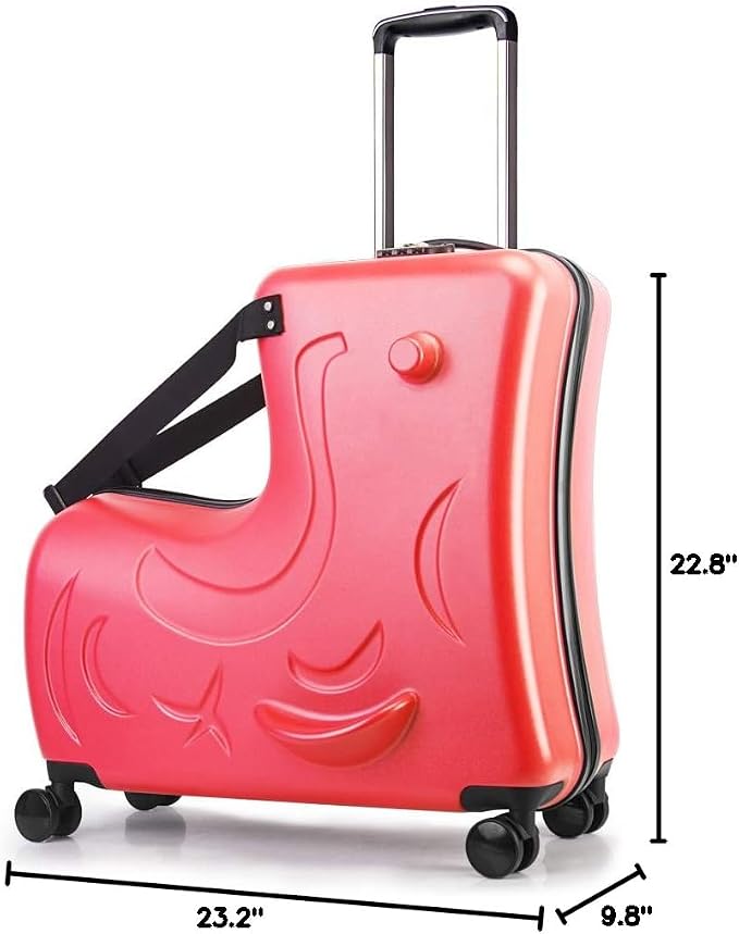 AO WEI LA OW Duffel Bag for Kids Ride-On Suitcase Carry-On Luggage - Image 7