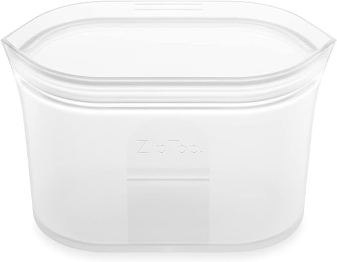 Zip Top Reusable Food Storage Bags | Small Dish | Silicone Meal Prep Container by ZipTop