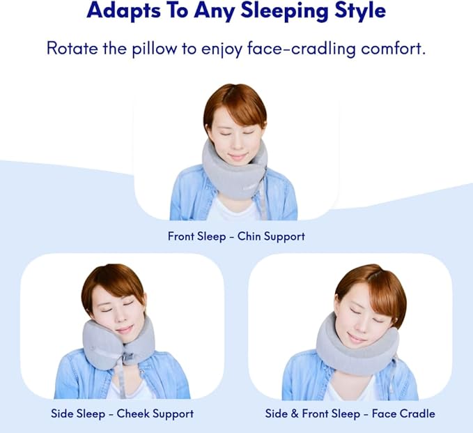 C CUSHION LAB Travel Pillow, Award-Winning Patented Ergonomic Design - Image 4