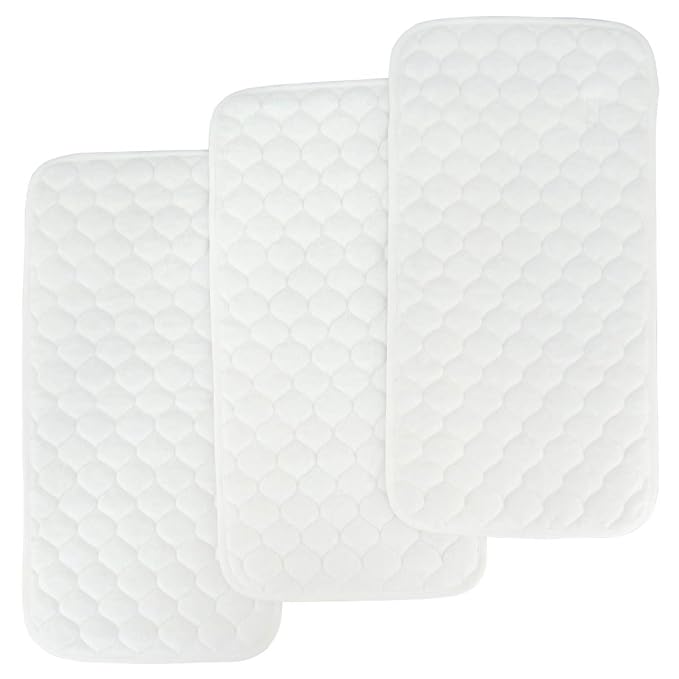 BlueSnail Quilted Thicker Waterproof Changing Pad Liners by BlueSnail