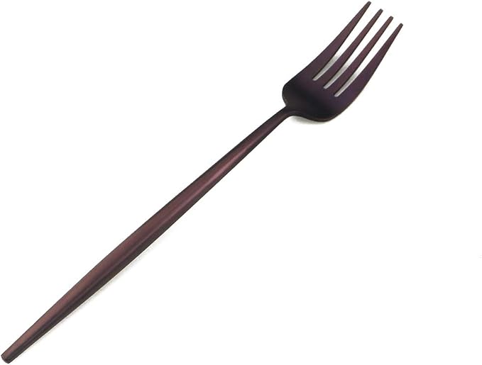 Matte Purple Silverware Set, Gugrida 5-Piece 18/10 Stainless Steel Satin Finish - Image 7