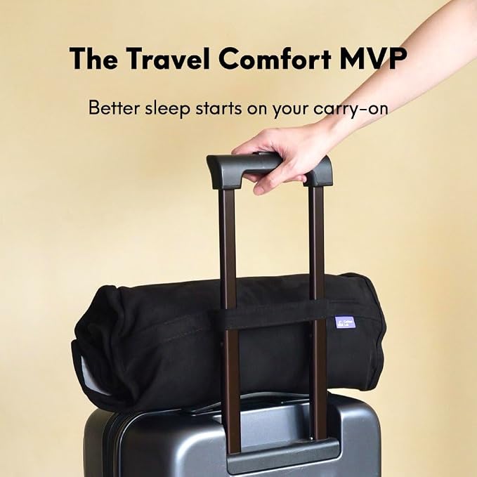 Cushion Lab Travel Deep Sleep Pillow – Compact Memory Foam Neck Pillow - Image 8