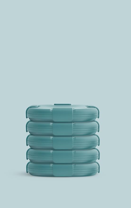STOJO Collapsible Sandwich Box – 24oz, Reusable Food Storage Container - Image 2