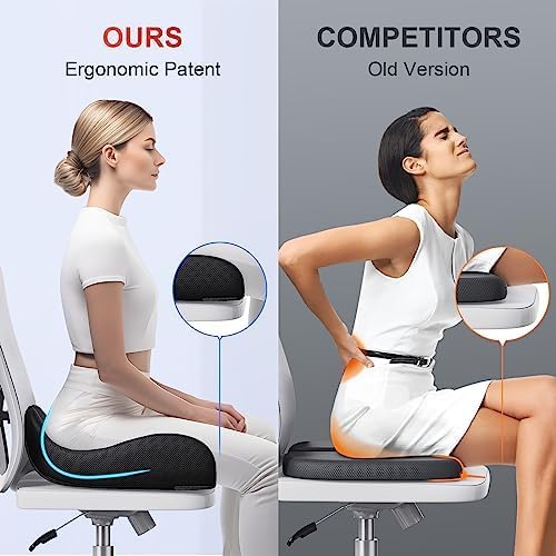 Benazcap Seat Cushion Office Chair Cushions Butt Pillow - Image 6