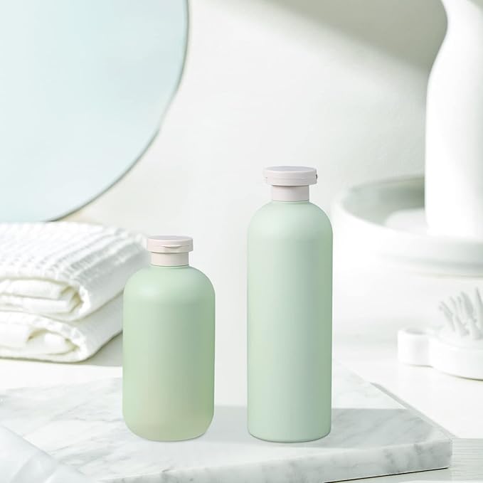 8.8oz Squeeze Bottles with Flip Cap, Refillable Plastic Travel Bottles - Image 5
