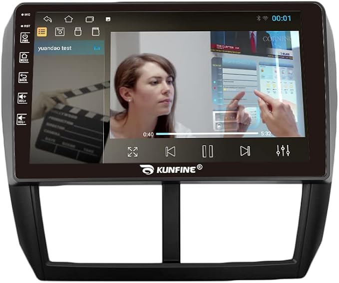 Kunfine Car Android Navigation Stereo GPS Radio Reverse Camera Display 9" IPS - Image 5