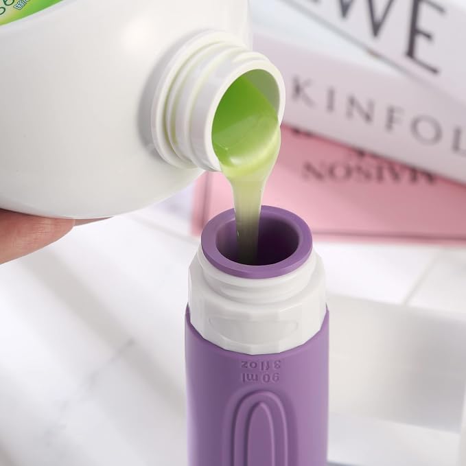 Travel Bottles for Toiletries, Tsa Approved 3oz Travel Size Containers BPA Free - Image 3